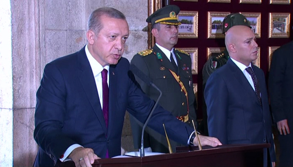 Devletin zirvesi Anıtkabir'de