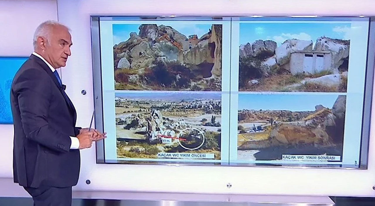 Bakan Ersoy'dan restorasyon açıklaması: Hortum çıksa kuleyi götürürdü