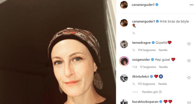 Kanserle mücadele eden Canan Ergüder, son halini paylaştı