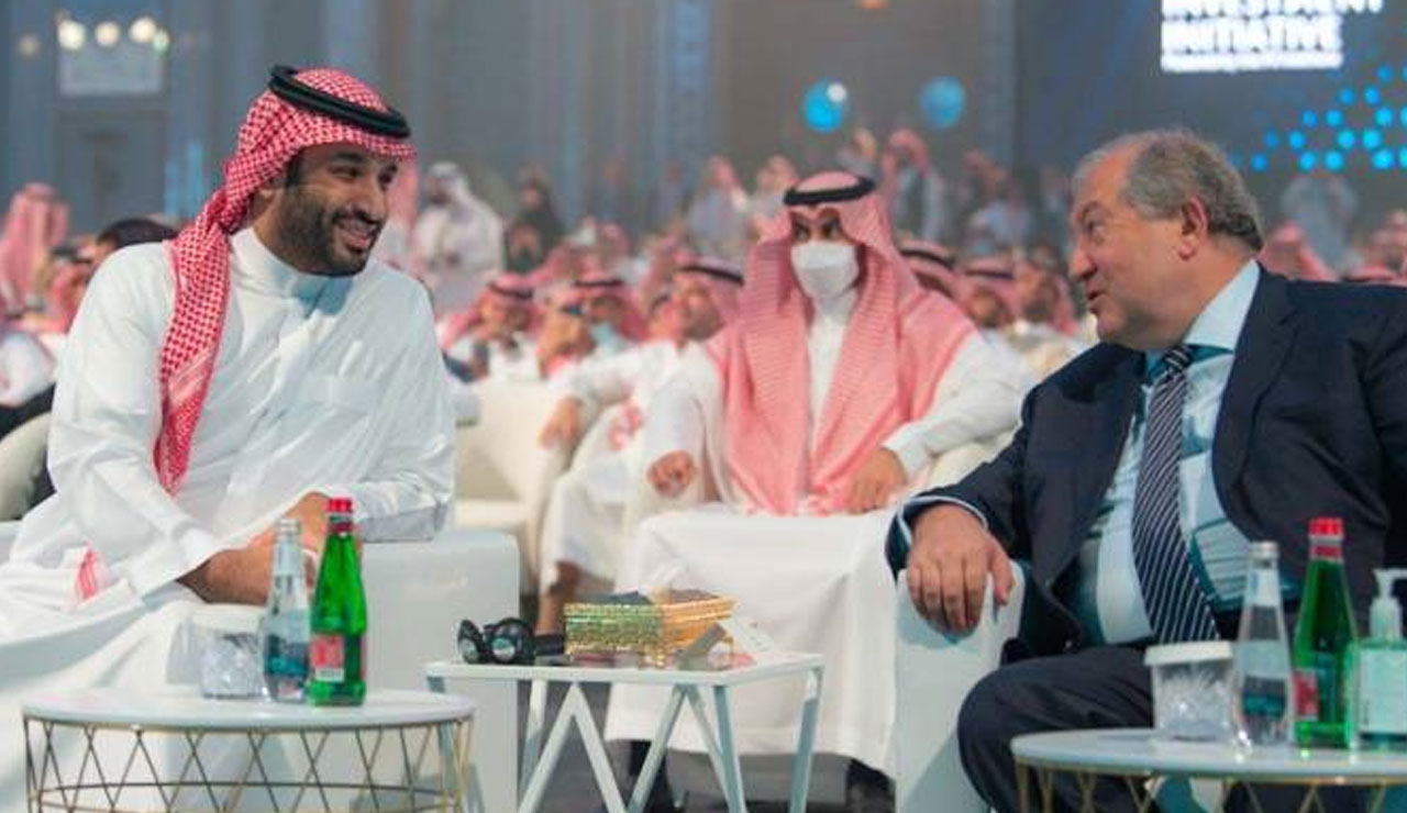 Veliaht Prens, Sarkisyan ve Miçotakis'i ağırladı