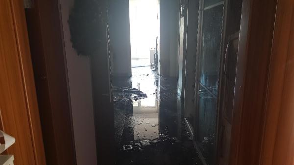 Eski eşinin evini patlatan adam gözaltına alındı
