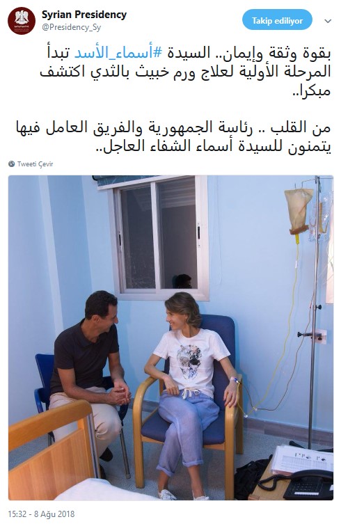 Esad'a eşi ile ilgili kötü haber