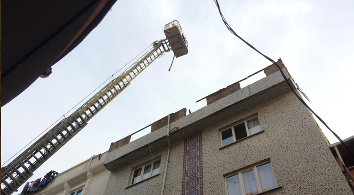 Esenyurt'ta korkutan yangın