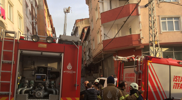 Esenyurt'ta korkutan yangın