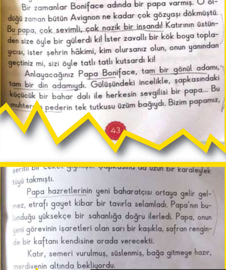 MEB tavsiyeli kitapta Hristiyanlık övgüsü