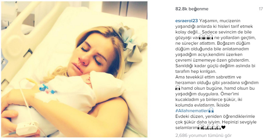 Esra Erol'dan duygusal mesaj