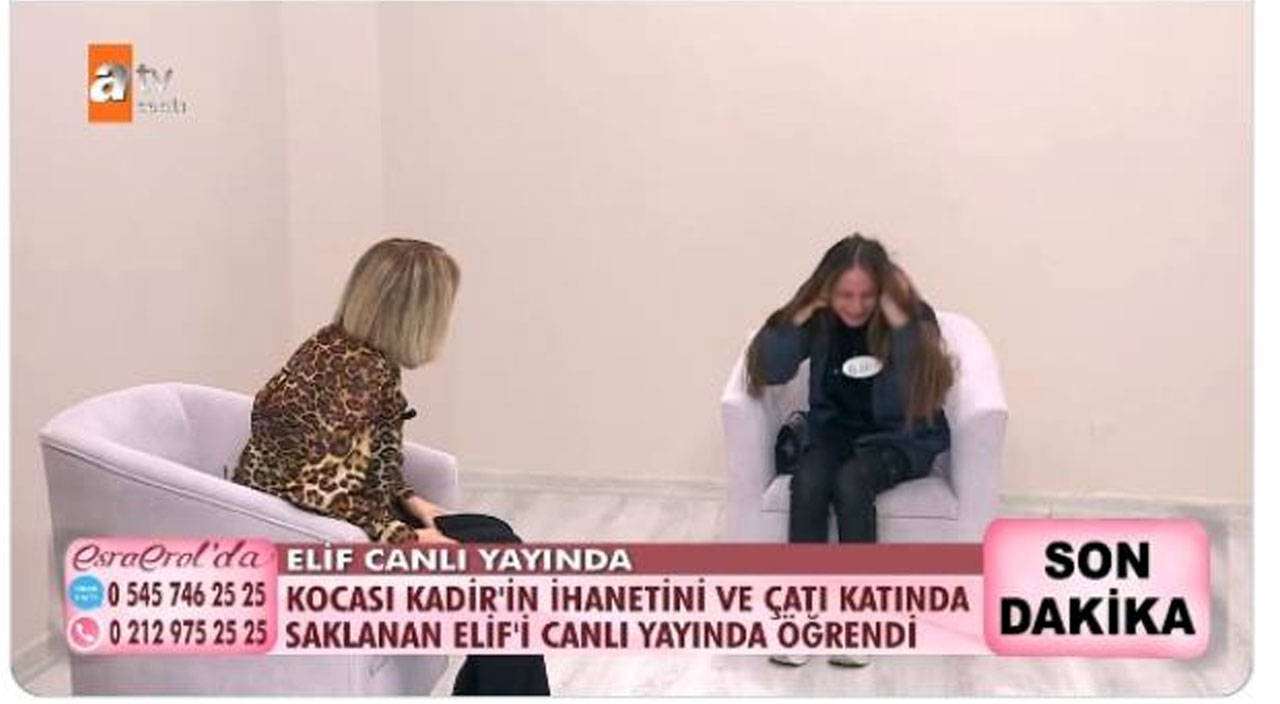 Esra Erol'un “Stüdyoya çıkmak istemiyorum” diyen Elif'e tavrı gündem oldu, ünlü isimler sessiz kalmadı