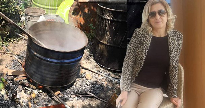 Evlerinin bahçesinde organik sabun üretiyor