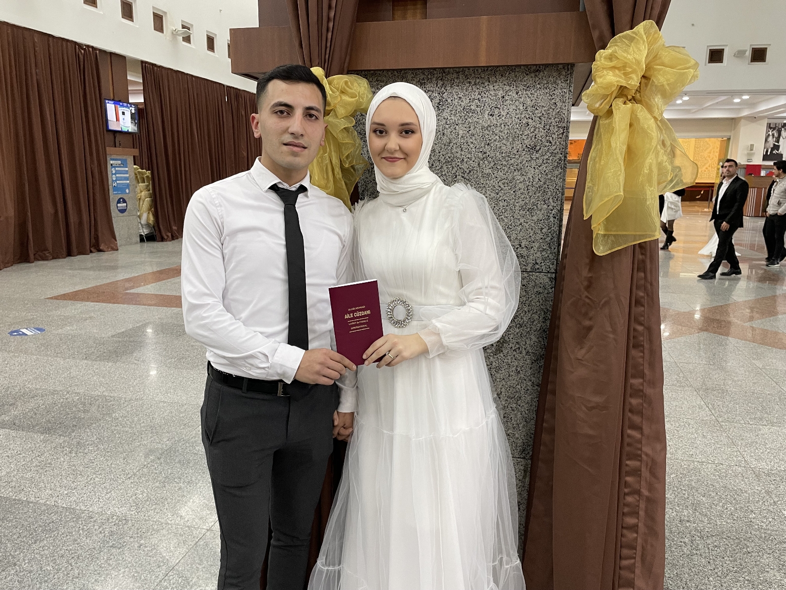 Çiftler nikah salonuna akın etti! 02.02.2022'de 'evet' dediler