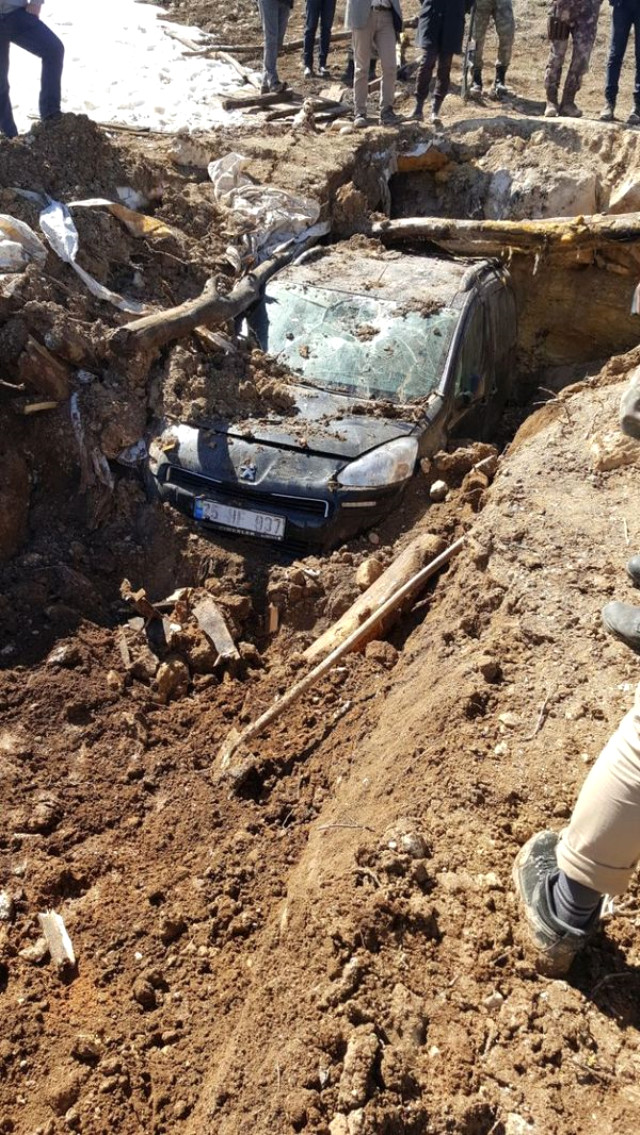 PKK'nın eylem aracı yerin altında bulundu