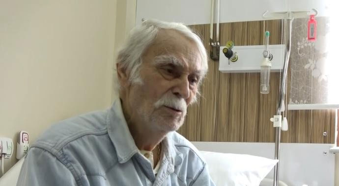 Oğlunun acısını unutamayan Eşref Kolçak, 3 aydır hastanede tedavi görüyor