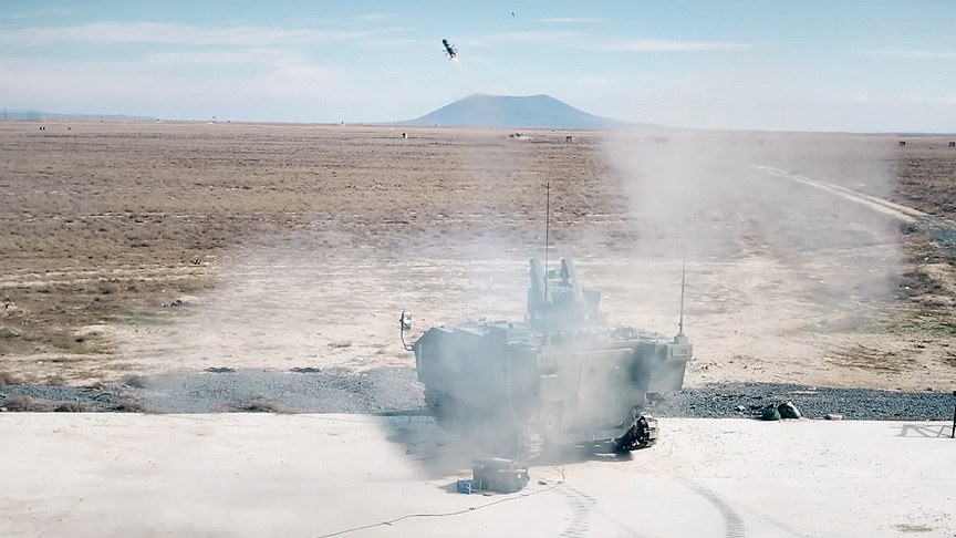 Türkiye'nin tank avcısı milli füzeyle vurdu