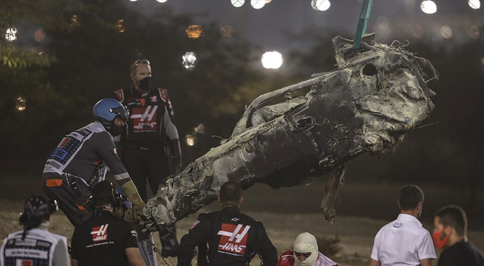 Formula 1’de ateş topundan sağ çıkan Roman Grosjean’dan “Ben iyiyim” videosu