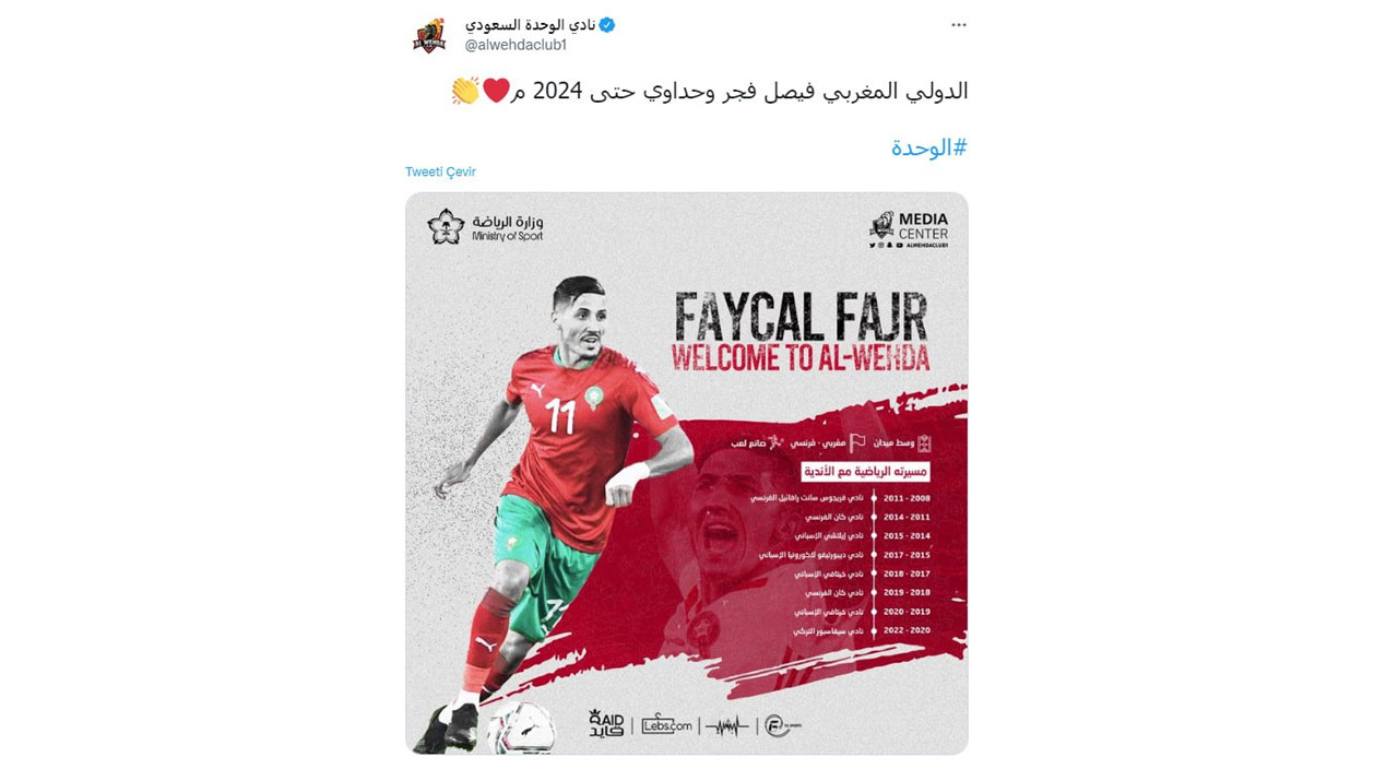 Fayçal Fajr Sivasspor'u üzdü... İşte yeni takımı...