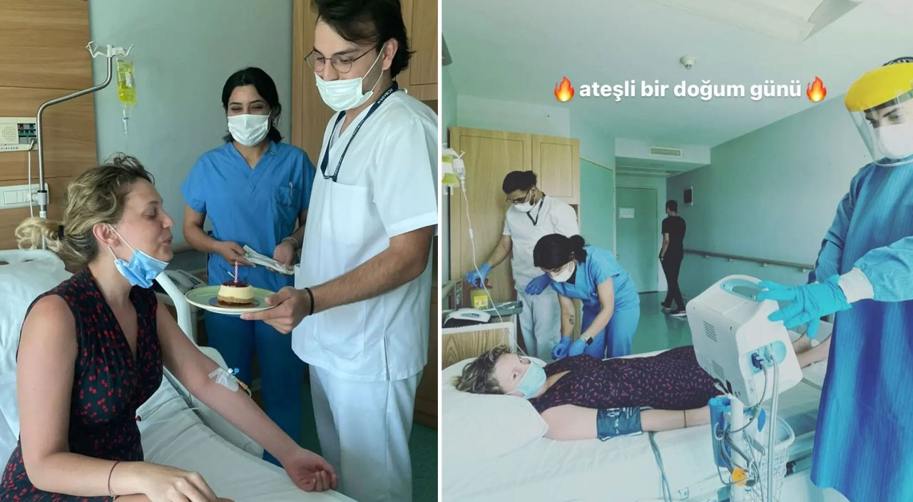 Farah Zeynep Abdullah’a hastanede doğum günü sürprizi