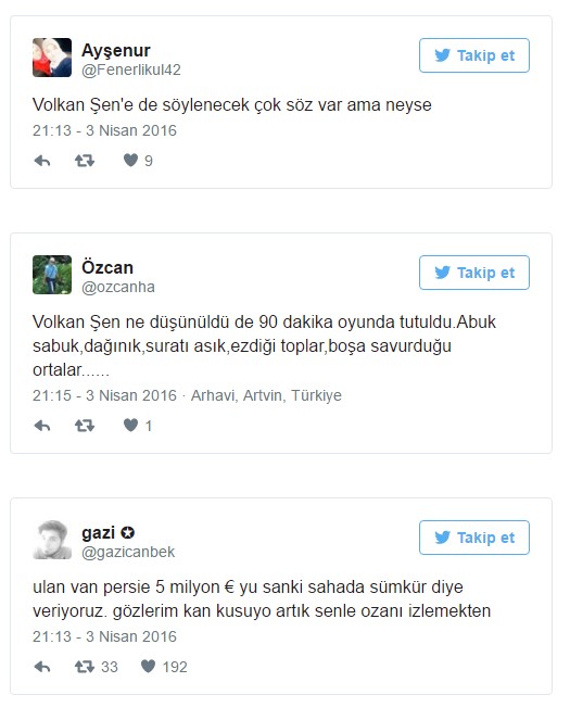Fenerbahçe'de fatura 3 isme kesildi