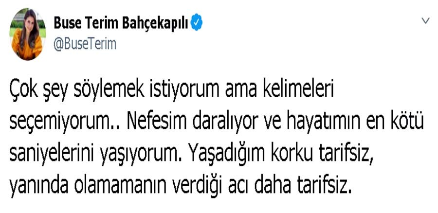 Fatih Terim'in kızından duygusal paylaşım