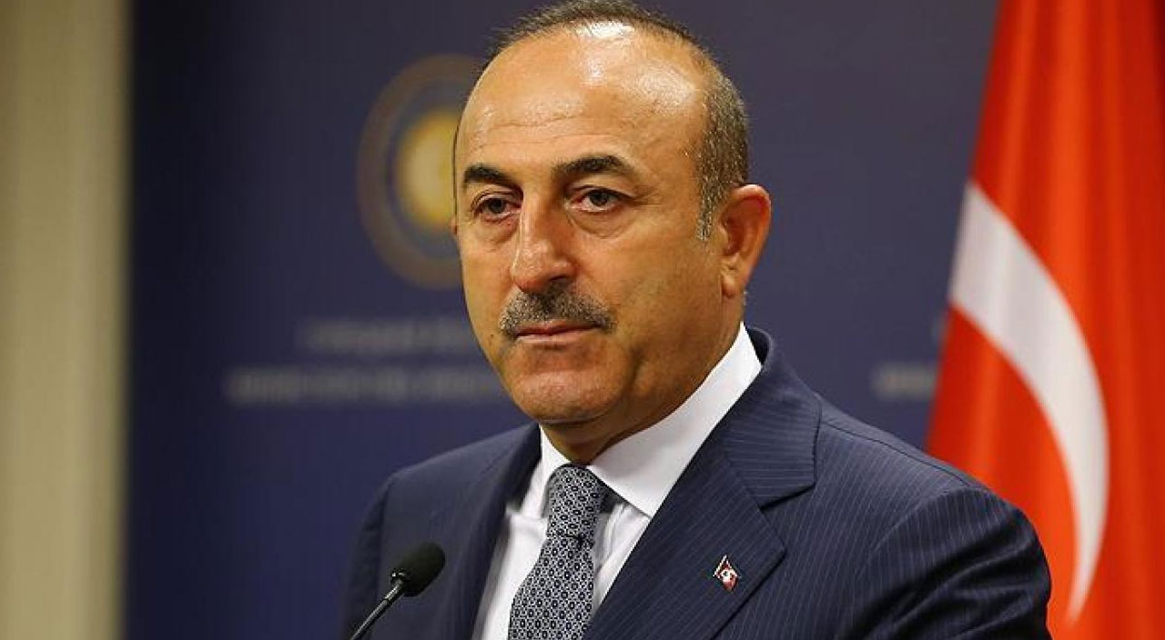 Çavuşoğlu’ndan Ermeni protestoculara ‘Bozkurt’ işareti