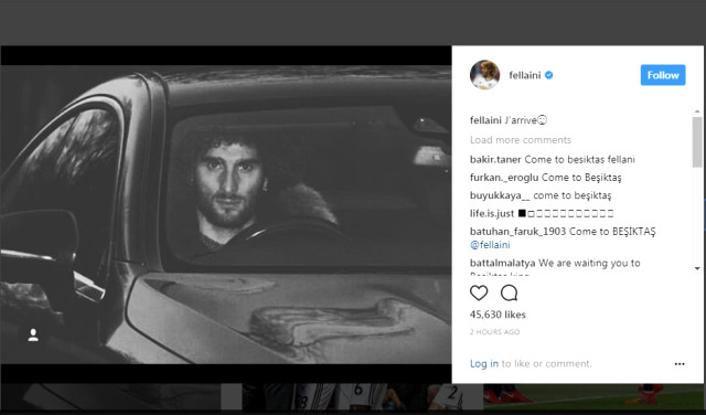 Belçikalı yıldız Fellaini'den Beşiktaş'a mesaj: Geliyorum