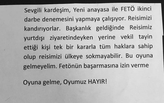 Referandum yalanları