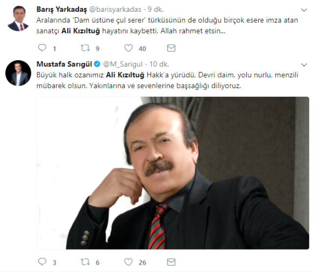 Ünlü Halk Ozanı Ali Kızıltuğ hayatını kaybetti | Ali Kızıltuğ Kimdir, Kaç Yaşında, Nasıl Öldü?