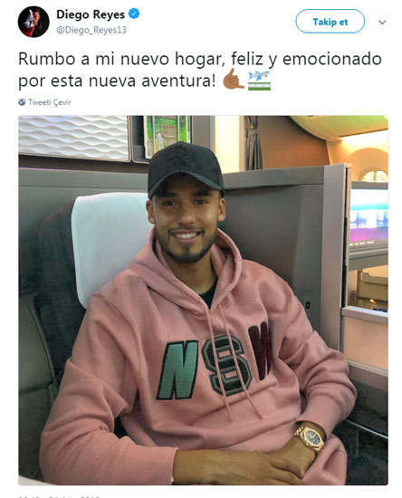 Diego Reyes: Yeni evime gidiyorum