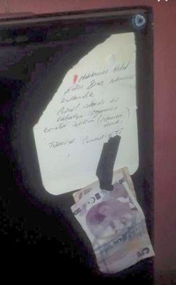 Polisten yürek sızlatan not