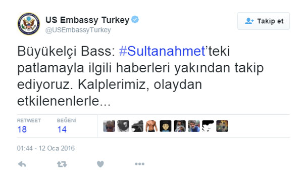 ABD'den ilk açıklama