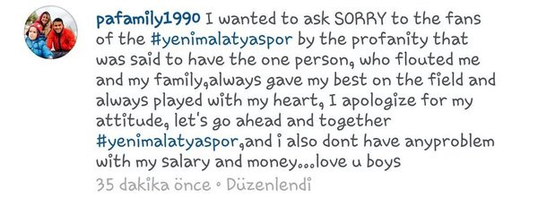 Alex Gonçalves: Hangi para? 3 aydır ödeme yok