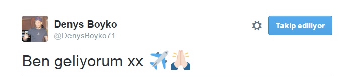 Denys Boyko İstanbul'da Denys Boyko İstanbul'da