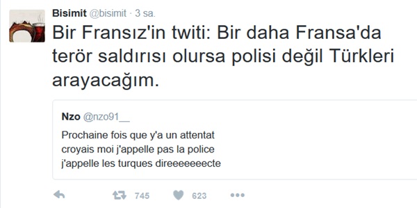 Bir Fransızdan Türkiye ile ilgili müthiş tweet!