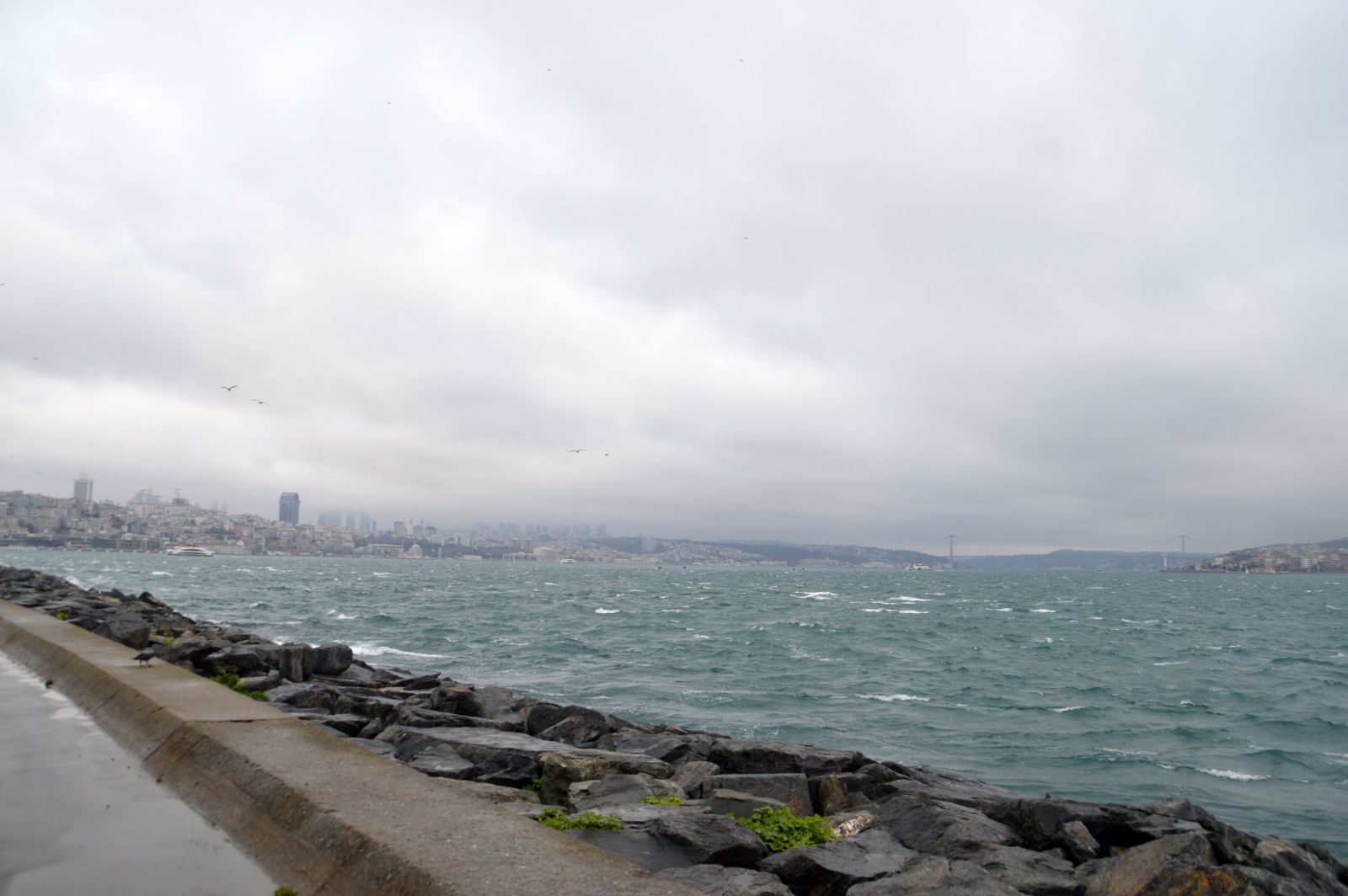 İstanbul’da fırtına etkili oluyor