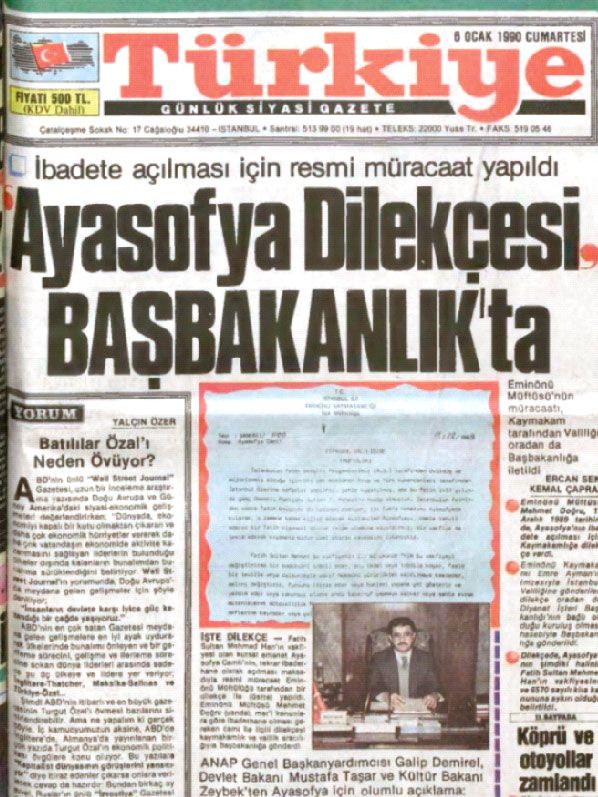 Gözün aydın Türkiye'm