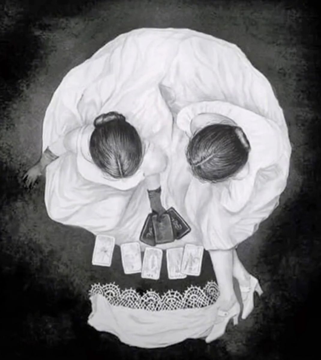 Resimde dikkatinizi çeken ilk şey kafatası mı? Ne gördüğünüz kişiliğiniz hakkında ipucu veriyor