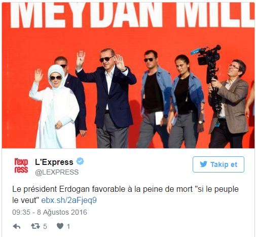 Fransa medyasının Yenikapı hazımsızlığı