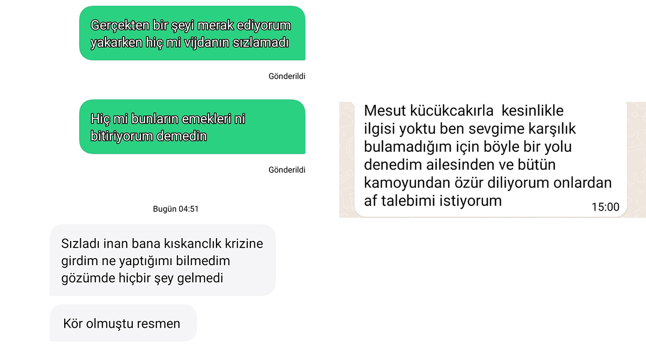 Hem evi hem iş yeri küle döndü: Yangınların altından karşılıksız aşk çıktı