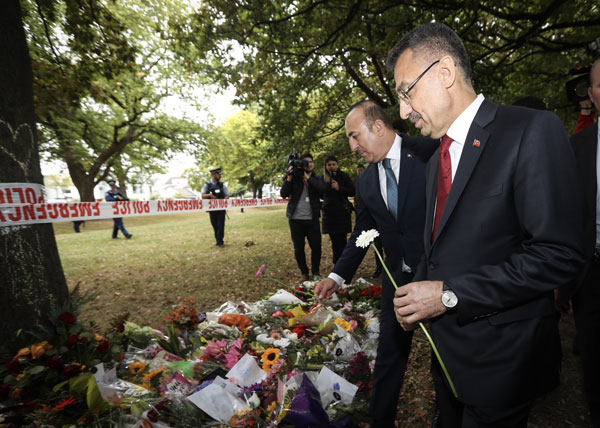 Cumhurbaşkanı Yardımcısı Oktay, Christchurch'te