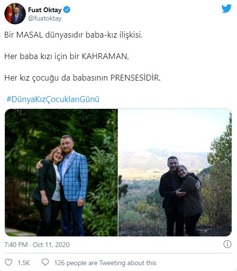 Cumhurbaşkanı Yardımcısı Oktay 'Dünya Kız Çocukları Günü'nü kutladı
