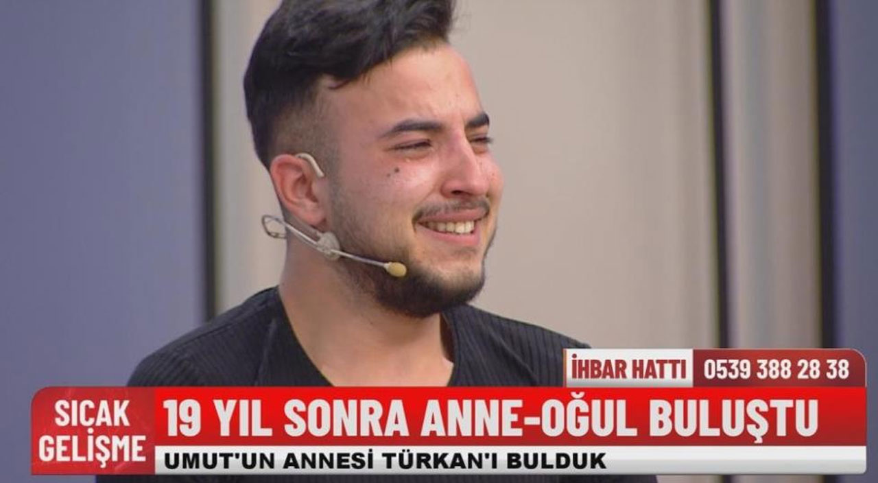 Yürekleri yakan kavuşma: 19 yıldır ölü bildiği oğlunu ilk defa canlı yayında gördü