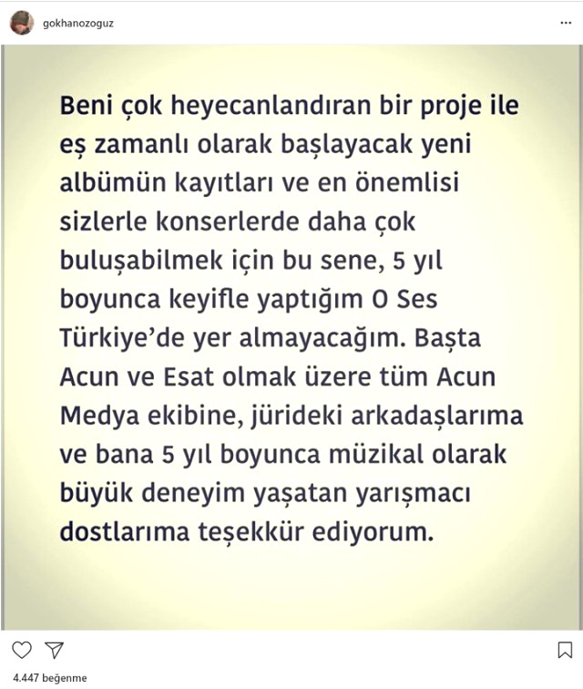 Yıldız Tilbe, O Ses Türkiye kadrosundan ayrıldı