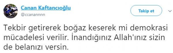 CHP İstanbul İl Başkanı Canan Kaftancıoğlu'ndan skandal tweetler
