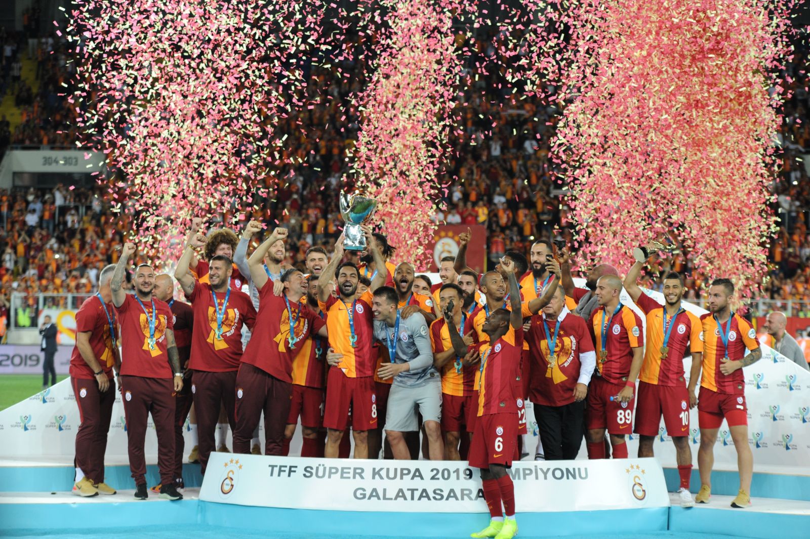 Galatasaray, Süper Kupa'nın sahibi oldu (Akhisarspor 0-1 Galatasaray)