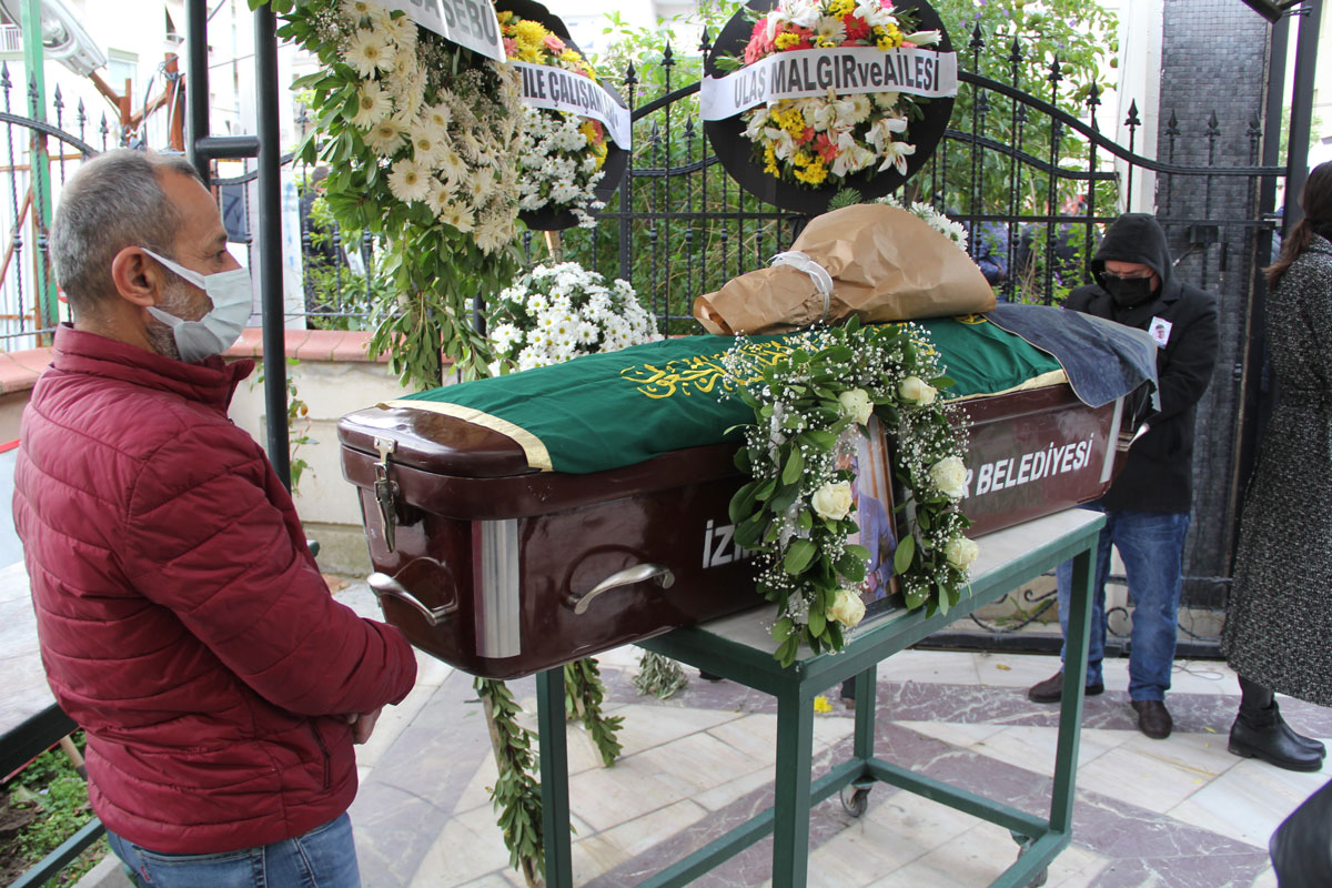 Gülçin Ergül'ün kazada ölen sevgilisi Erdal Şeyda Lafçı son yolculuğuna uğurlandı