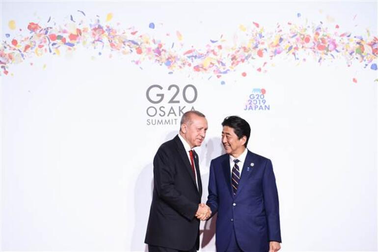 Cumhurbaşkanı Erdoğan'dan Japonya'da önemli görüşmeler