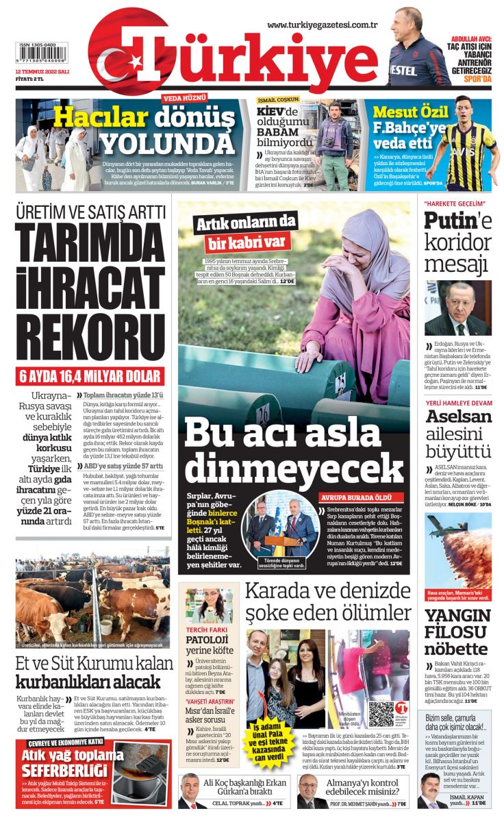 Tarım sektöründen ihracat rekoru