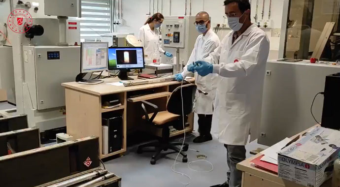 Karadeniz'de bulunan doğal gaz test edildi