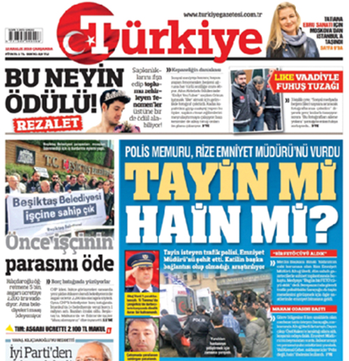 Emniyet Müdürü’ne 15 Temmuz’dan kini varmış