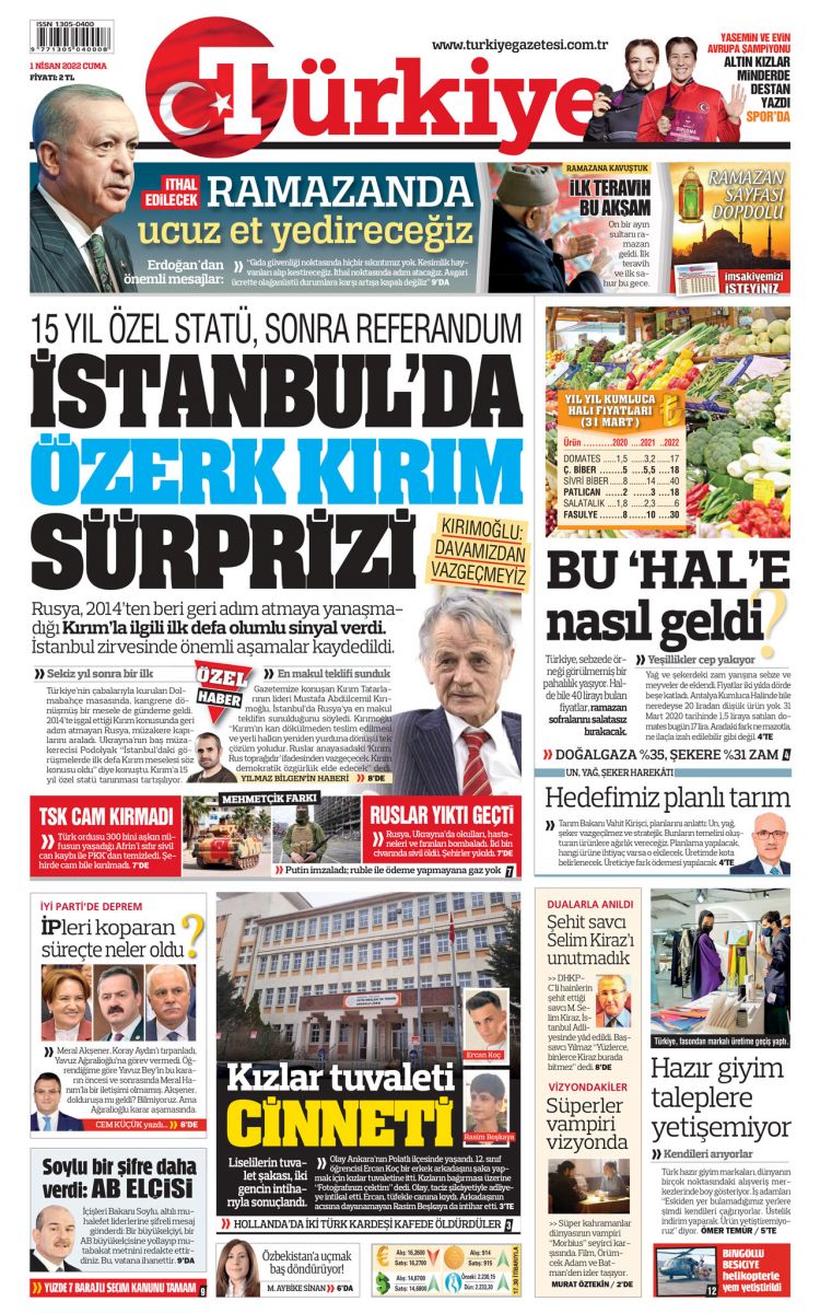 İstanbul'da özerk Kırım sürprizi