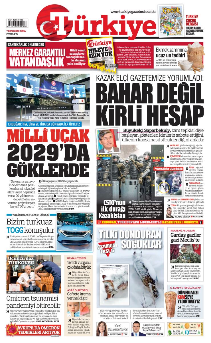 Büyükelçi Saparbekuly: Kazakistan'da kaos planını hazırlayıp uyguladılar