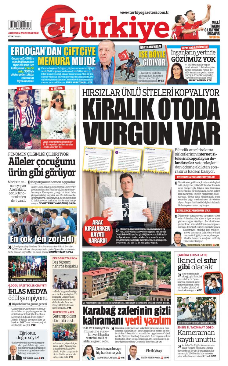 Kopya site ile rent a car vurgunu